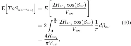 Figure 2: UE ToS measurement