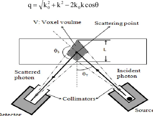 Figure 1. Schematics of the backscattering geometry 