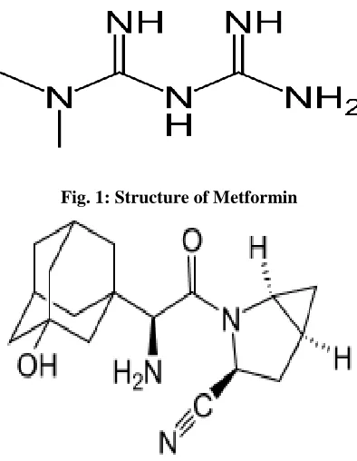 Fig. 1: Structure of Metformin 