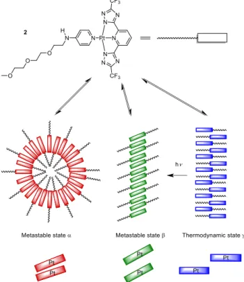 Fig. 6 A platinum(II)complex that forms three polymorphic 