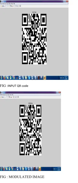FIG :INPUT QR code 