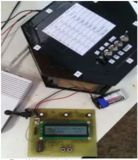 Figure 14. Measuring signal strength on the antenna No. 4. 