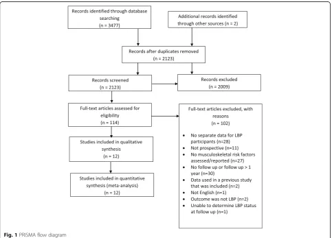 Fig. 1 PRISMA flow diagram