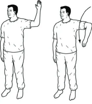 Figure 6 ‐ Active assisted ranges of motion exercises for the Arm (Johnstone 1987) 