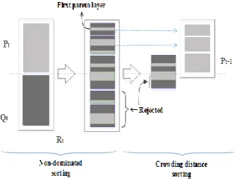 Figure 1. Evolution cycle in the NSGA-II 