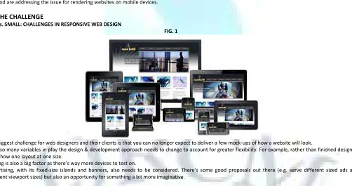 FIG. 1  The biggest challenge for web designers and their clients is that you can no longer expect to deliver a few mock-ups of how a website will look