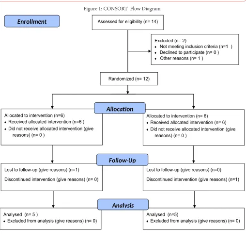 Figure 1: CONSORT  Flow Diagram
