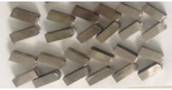 Figure 8. Toughness test pieces are fractured 