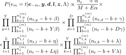 Figure 2: Laten Event Model (LEM).