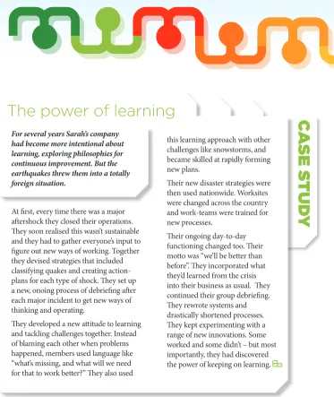 figure out new ways of working. Together and they had to gather everyone’s input to they devised strategies that included 
