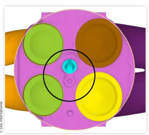 Figure 2.PIV images utilized a constant time delay of 10 operated in a skip-fired mode, with a pattern of motored cycles, cycles with fuel spray without spark, and cycles with both fuel spray and combustion