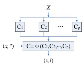 Figure 1.  Diagram of a classifier ensemble 