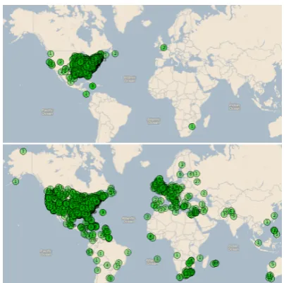 Table 2: Accuracy and error distance metrics on test sets with gold toponyms.