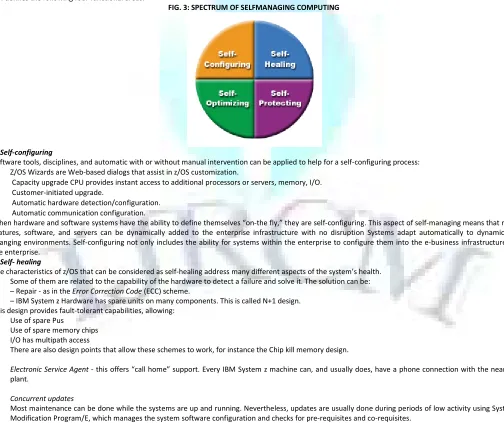 FIG. 3: SPECTRUM OF SELFMANAGING COMPUTING 