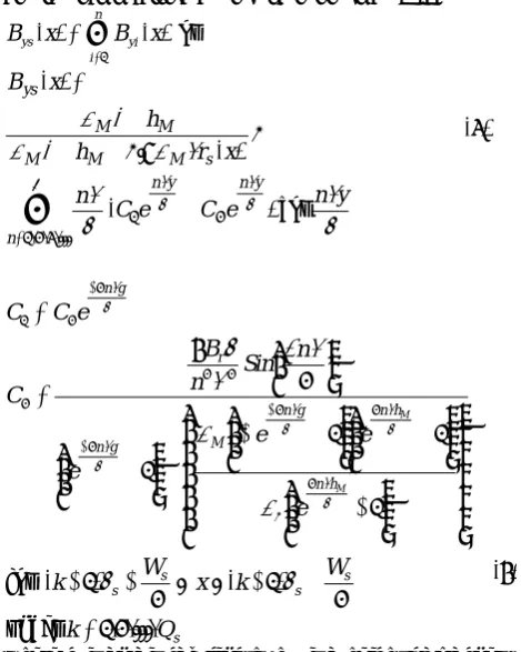 Fig. 2 Simplified analytical model [2]  