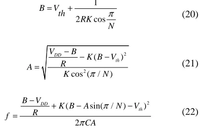 Fig. 3 . Definition of currents for KCL in a delay stage.  