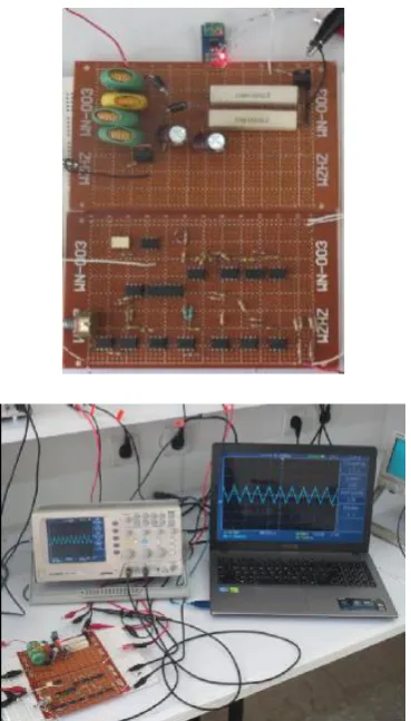 Figure 14.  Laboratory model of a POESLL converter using a constant frequency SMC  