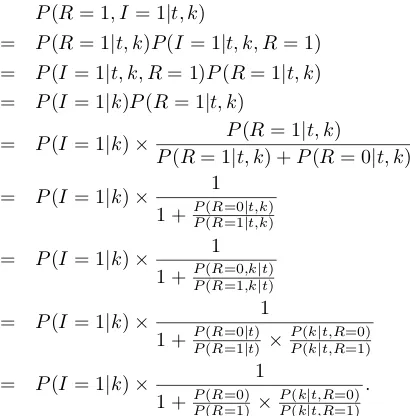 Figure 2: Assumptions of variable dependencies.