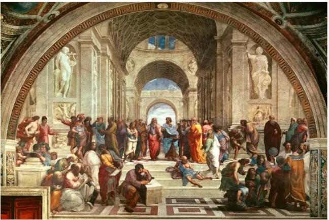 Figure 2: The School of Athens  Raphael (Winner 2012, p. 290) 