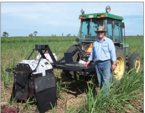 Figure 3.  Infield weed spot spraying prototype. 