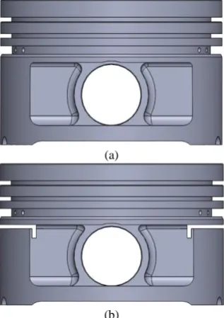 Figure 9.  Temperature distribution on diameter of piston substrate surface for different thicknesses of fully ceramic coating layer