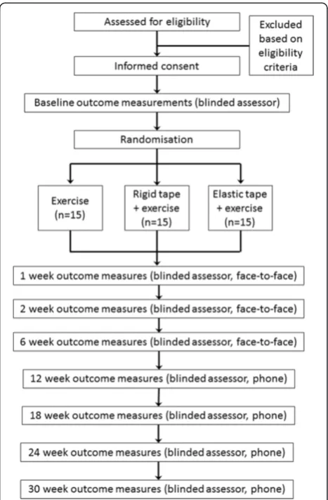 Figure 1 Flow chart of participants through study.
