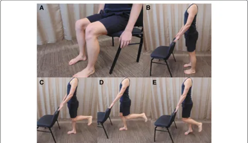 Figure 3 Hip abductor and external rotator muscle training. For the non-weight bearing and weight bearing exercises, the patient will performa 20 second hold and aim to perform 3 repetitions, daily