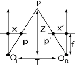 Fig. 2: The stereo vision model. 