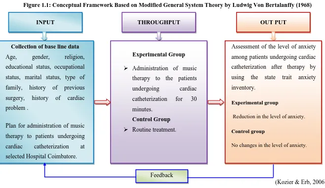 Figure 1.1: Conceptual Framework Based on Modified General System Theory by Ludwig Von Bertalanffy (1968) 