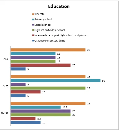 Figure 7: Education of the participants 