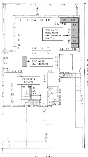 Figure 6.3.2 Simplified plan of the second floor of 