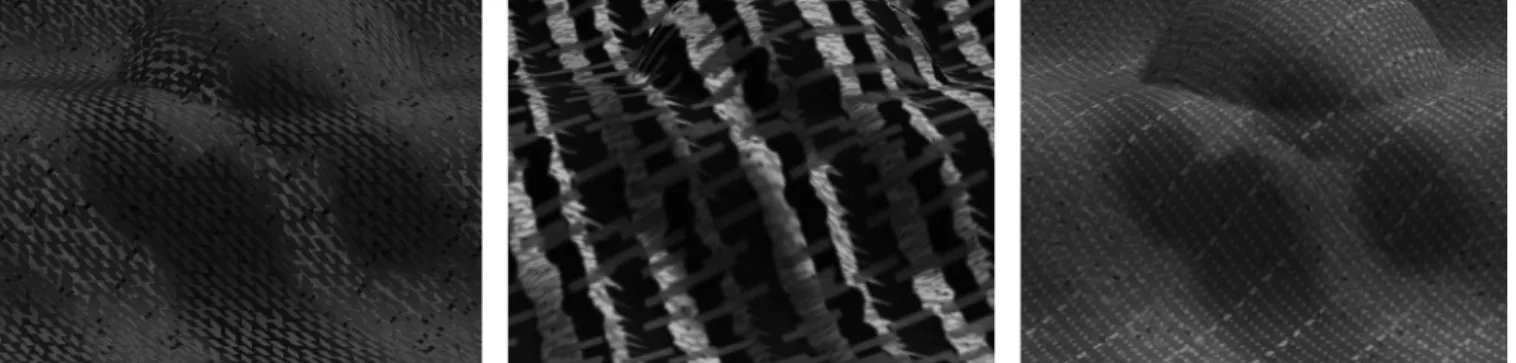 Figure 1:  Experimentally determined highly-rated layered surface texturing solutions.