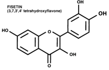 Fig. 1 Structure of ﬁsetin
