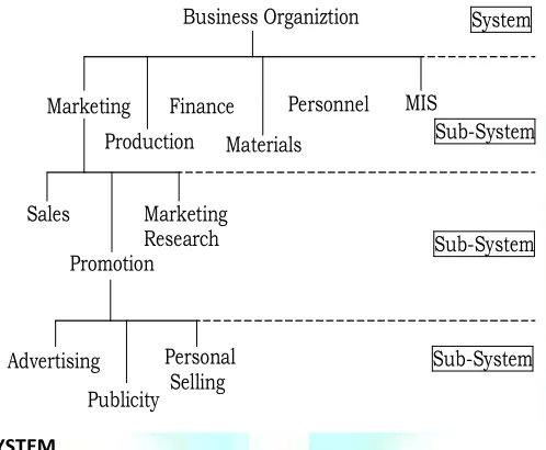 FIG. 3: BUSINESS ORGANIZATION AS A SYSTEM 
