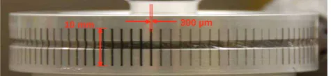 Fig. 1. RDI sampling drum: a notched aluminum wheel, coatedwith a 6-µm PP ﬁlm, used for sampling and subsequent SR-XRF-analysis as well as for the calibration