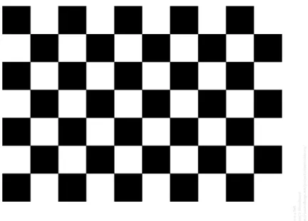 Figure 18: Checkerboard for determining intrinsic camera parameters.