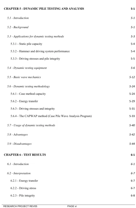 TABLE OF CONTENTS 