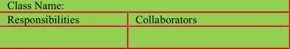 Figure 1. An example of a CRC card  