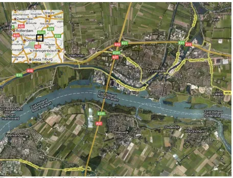 Figure 8: Situation Bottleneck A27 (source: GoogleMaps)  