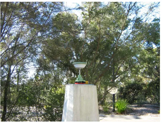 Figure 3.3 : RTK observation at TS 1582 ‘COOK’ 