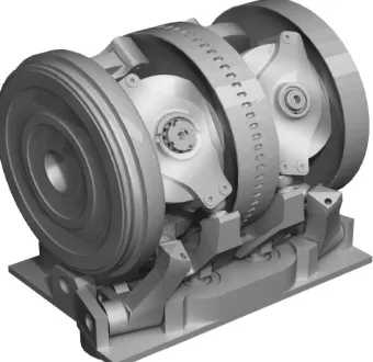 Figure 1. A typical full toroidal CVT [15] 
