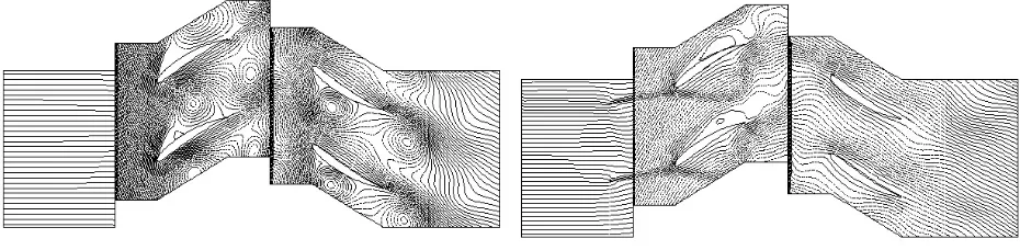 Figure 6 presents the axial velocity traces at the 