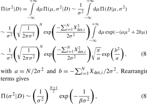 Fig. 8c with the 99.9 % conﬁdence level, for which aMCMC approach would require a huge number of sam-ples to get a satisfactory accuracy.