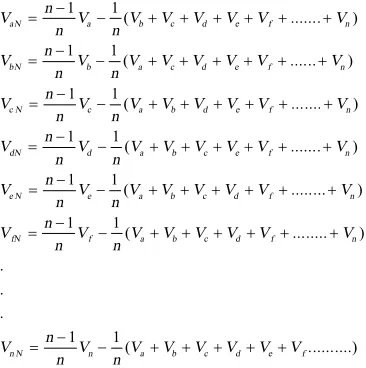 Figure 1. Power circuit diagram of n-phase VSI 