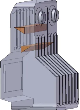 Figure 9. Three dimensional presentation of heating system under consideration 