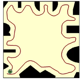 Figure 16.  Performace of fuzzy Q-learning method in a complex environment  