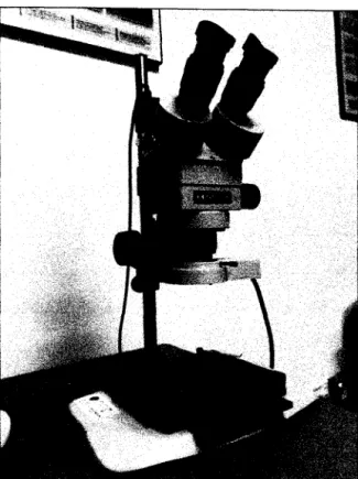 Figure 3.6:  Digital microscope with V.i.S version 2.90 Professional Edition. 
