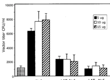 Figure 8A shows the levels of expression of the various Nef