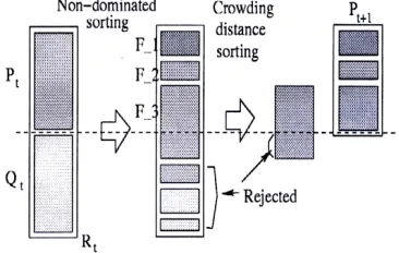 Figure 1. Basies of NSGA-II procedure 
