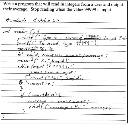 Figure 4.5. A solution demonstrating the necessary plans 
